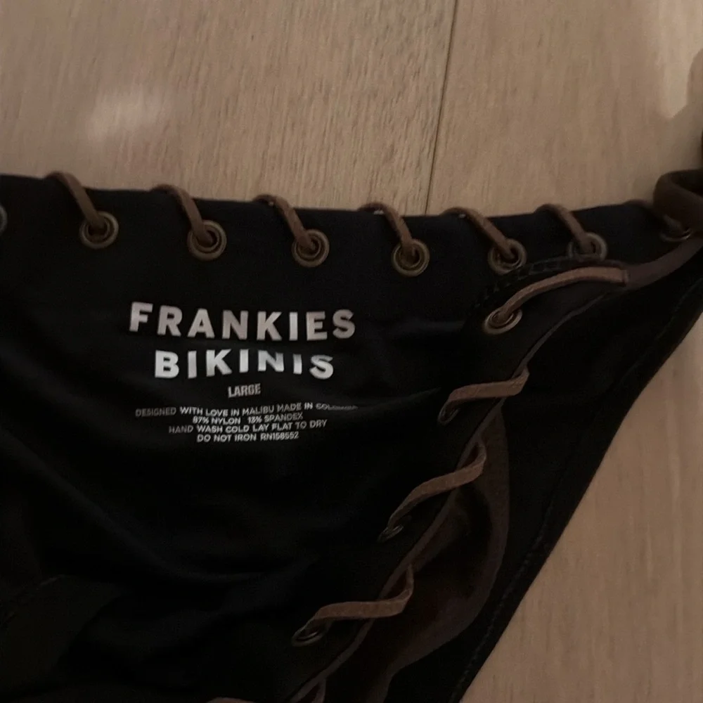 Frankie’s Bikinis Tia Leather Look Bikini